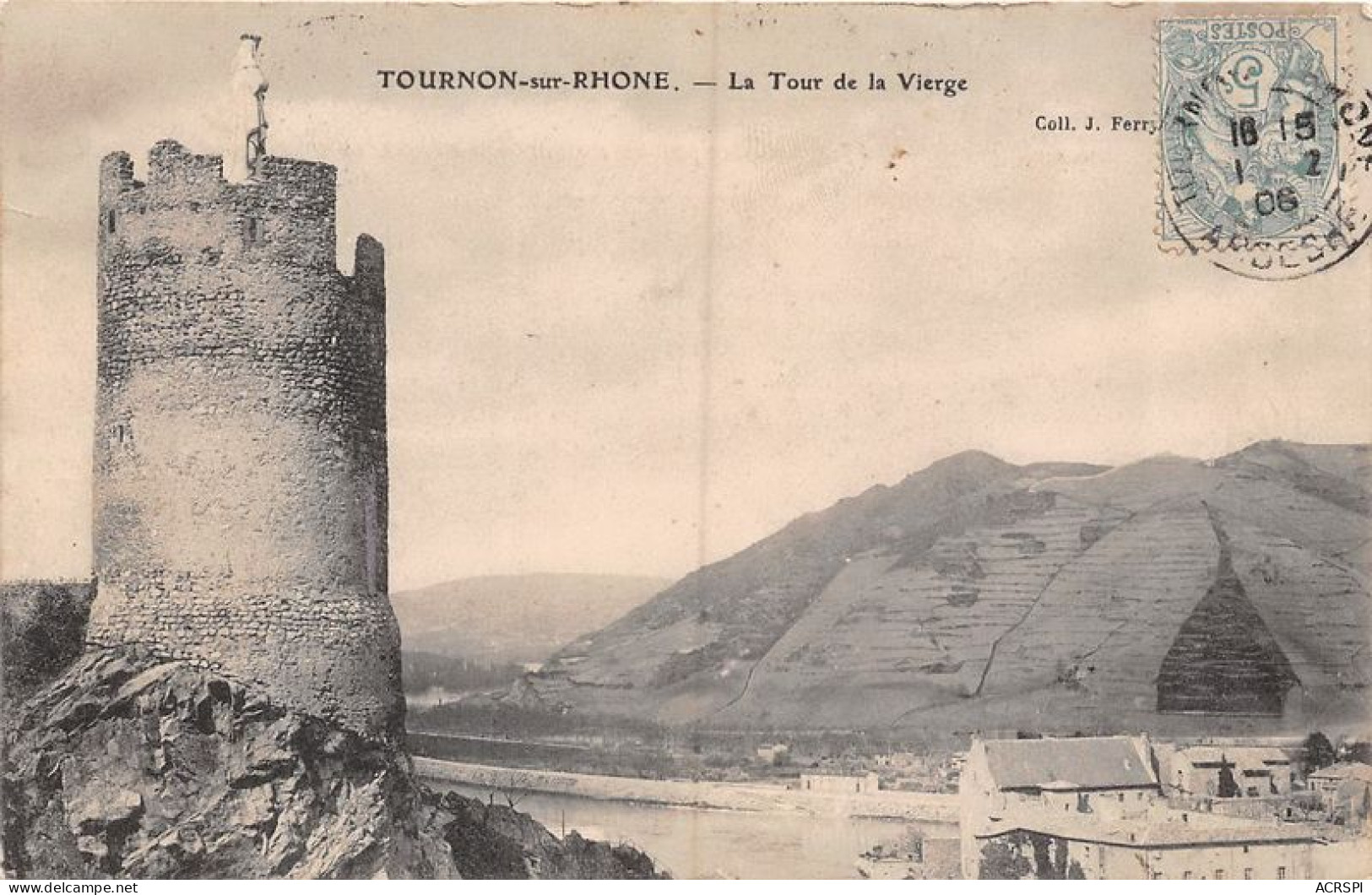 TOURNON Sur RHONE La Tour De La Vierge 24(scan Recto-verso) MA1891 - Tournon