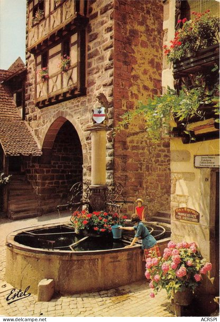 RIQUEWIHR La Fontaine Sinnbrunnen Pres Du Dolder 24(scan Recto-verso) MA1889 - Riquewihr