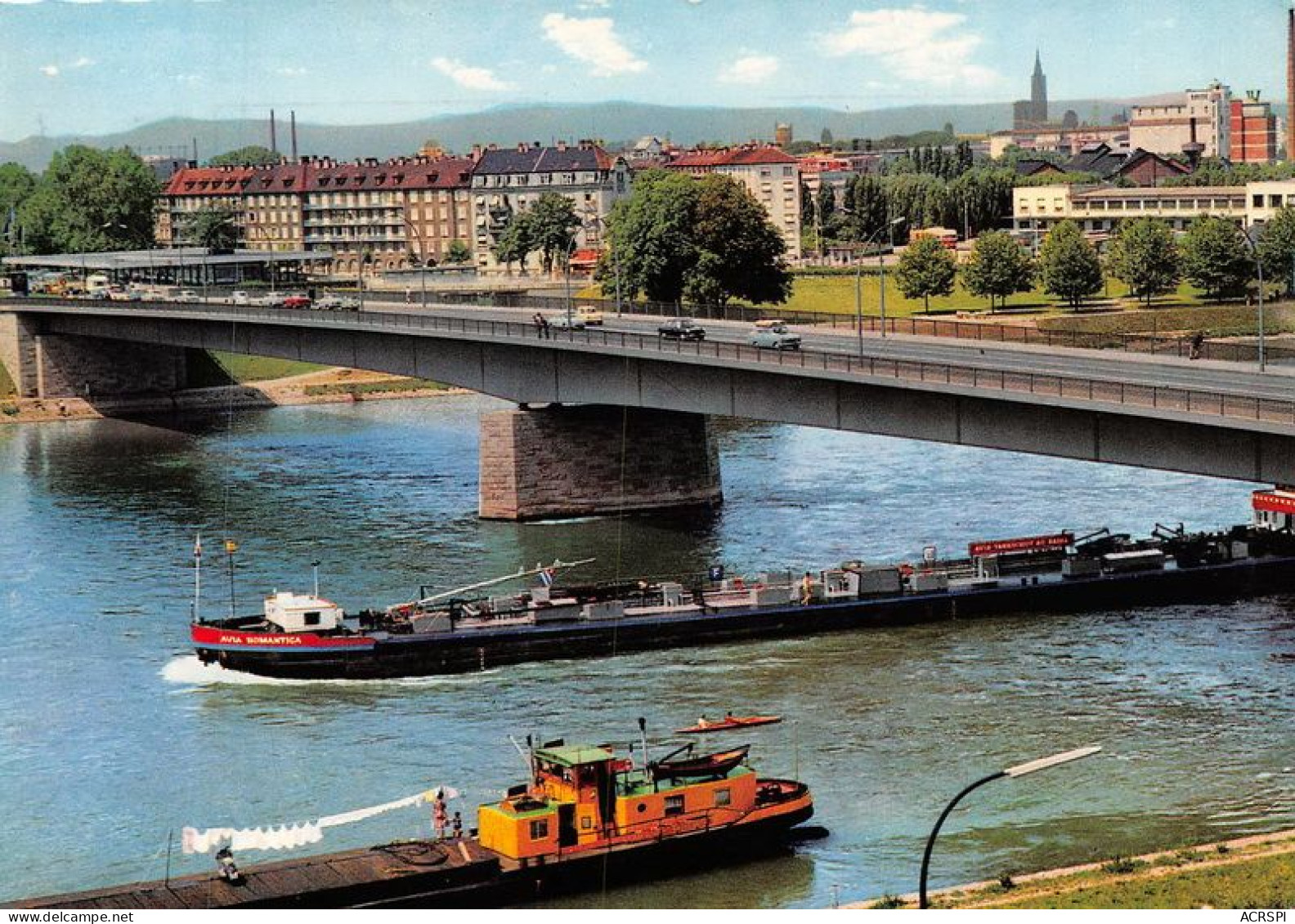 STRASBOURG Le Pont De L Europe Sur Le Rhin 20(scan Recto-verso) MA1885 - Strasbourg