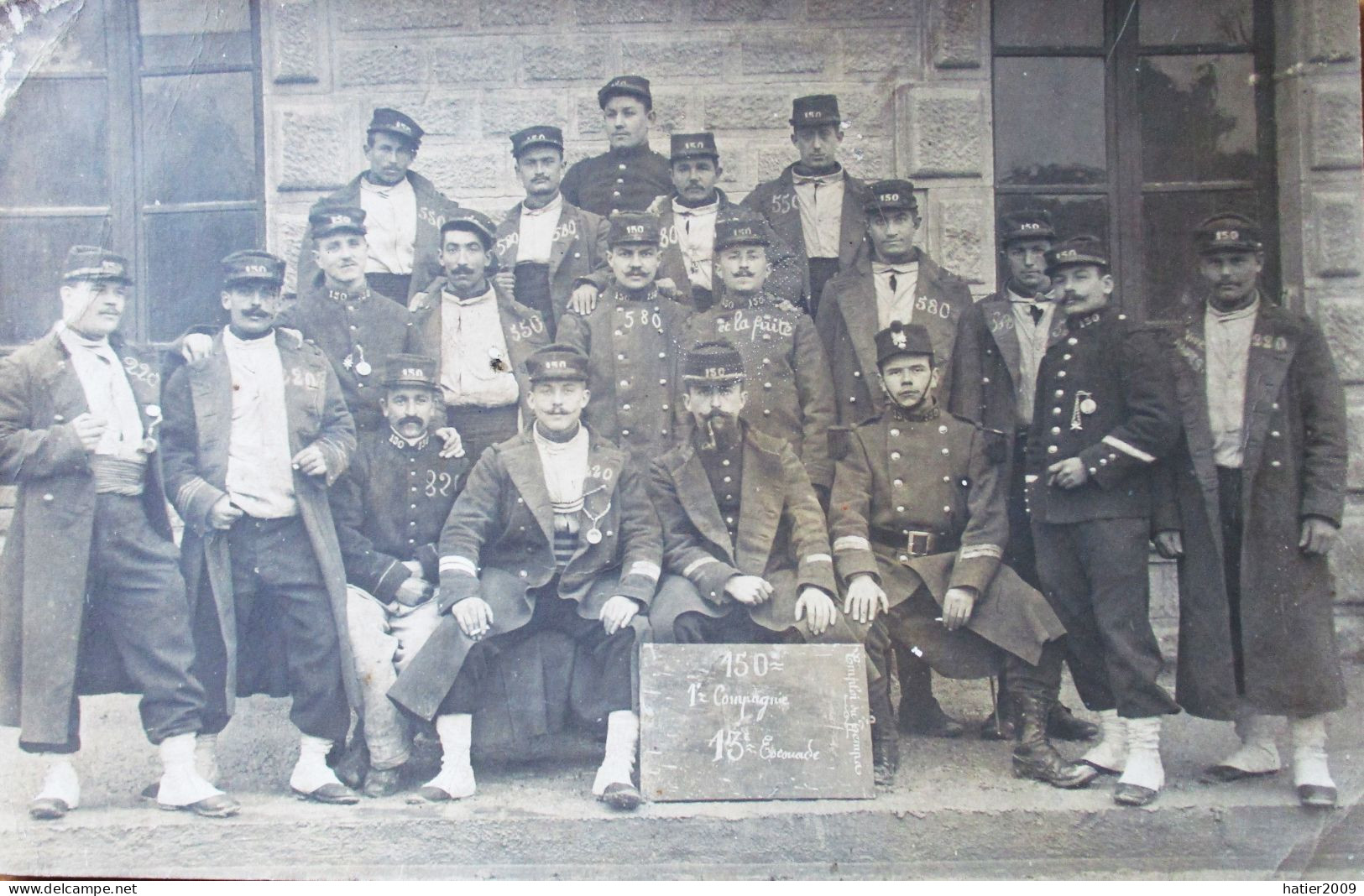 Carte Photo METZ - 151 Eme Régiment Infanterie 1ere Compagnie 13 Eme Escoude POILUS De 14 - Voir 5 Scans - Metz