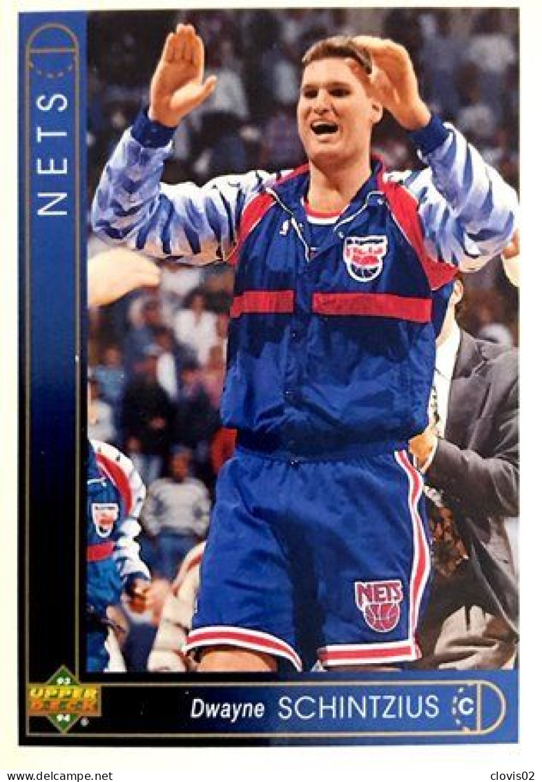 379 Dwayne Schintzius - New Jersey Nets - Carte Upper Deck NBA 1993 - Andere & Zonder Classificatie