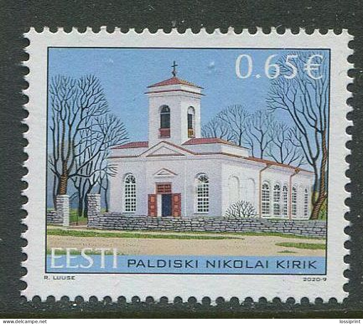 Estonia:Unused Stamp Paldiski Nikolai Church, 2020, MNH - Estland