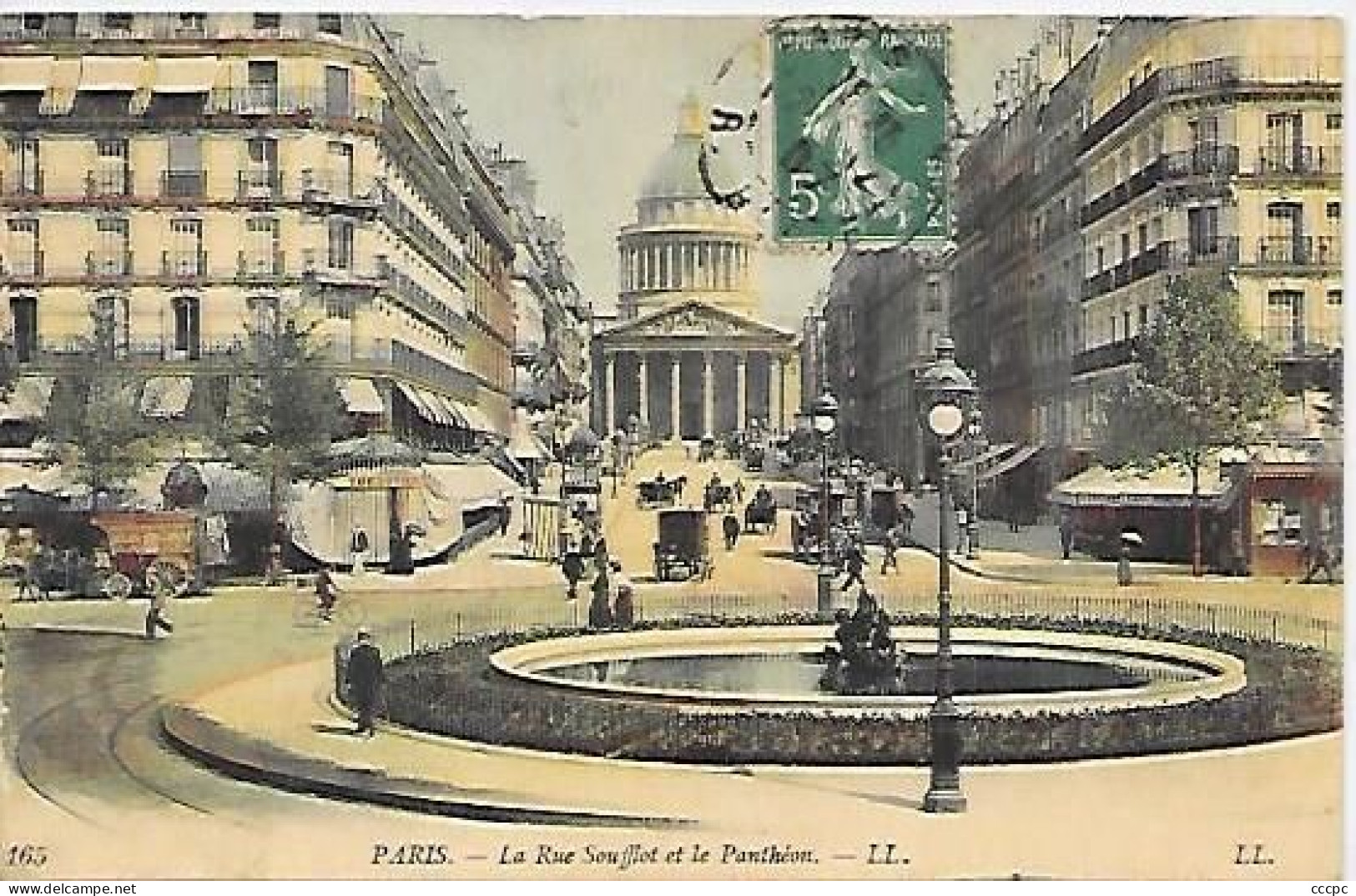 CPA Paris La Rue Soufflot Et Le Panthéon - Arrondissement: 05
