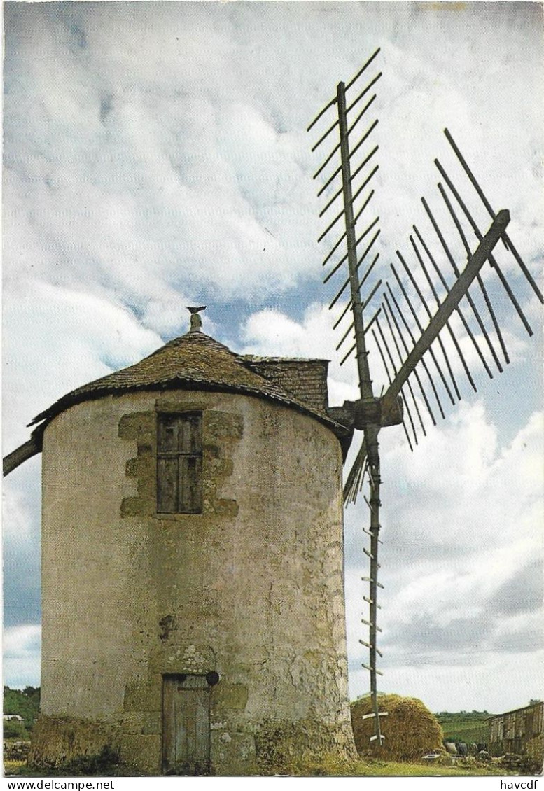 CPSM - Format 10,5 X 15 Cm - Collection Landouar - Moulin D'ERDEVEN (56) - Mulini A Vento