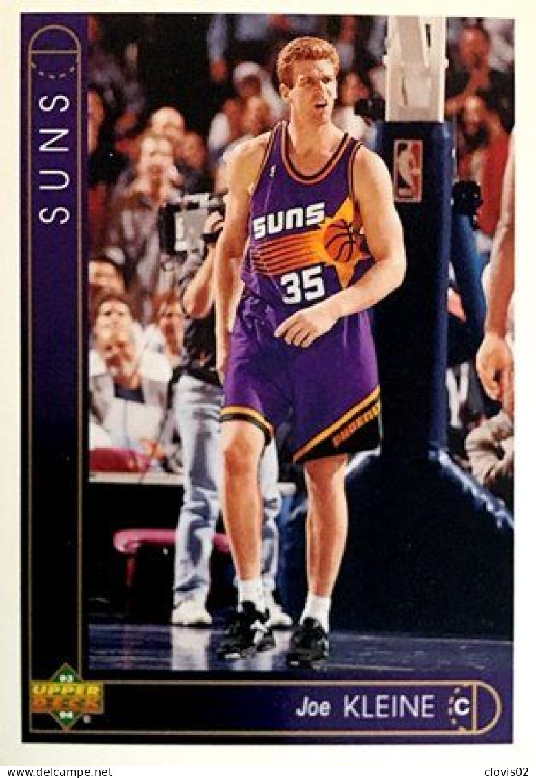 412 Joe Kleine - Phoenix Suns - Carte Upper Deck NBA 1993 - Sonstige & Ohne Zuordnung