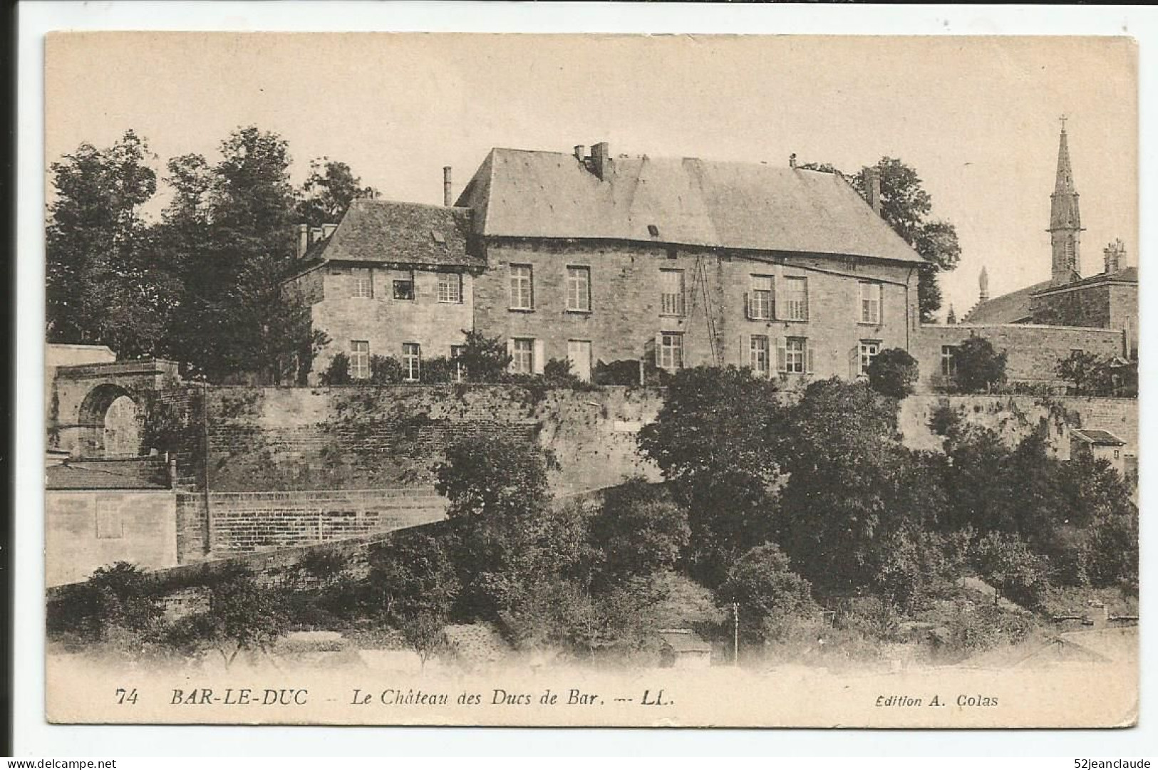 Le Château Des Ducs De Bar Rare    1918   N° 74 - Bar Le Duc