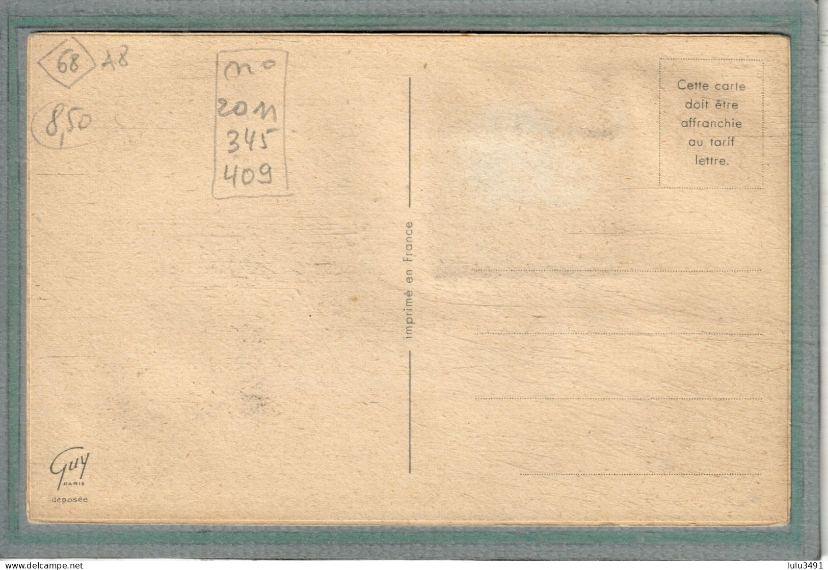 CPA (68) ORBEY - Carte à Système Avec Fenêtre Et Dépliant Accordéon Complet Des 10 Images - 1950 - Orbey