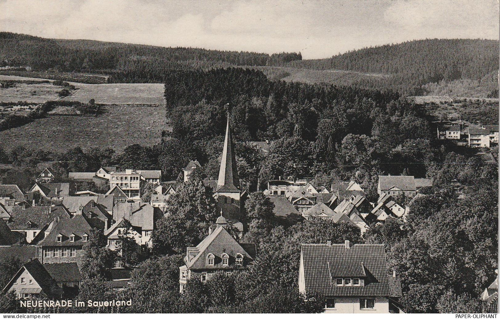 5982 NEUENRADE, Blick über Den Ort - Lüdenscheid