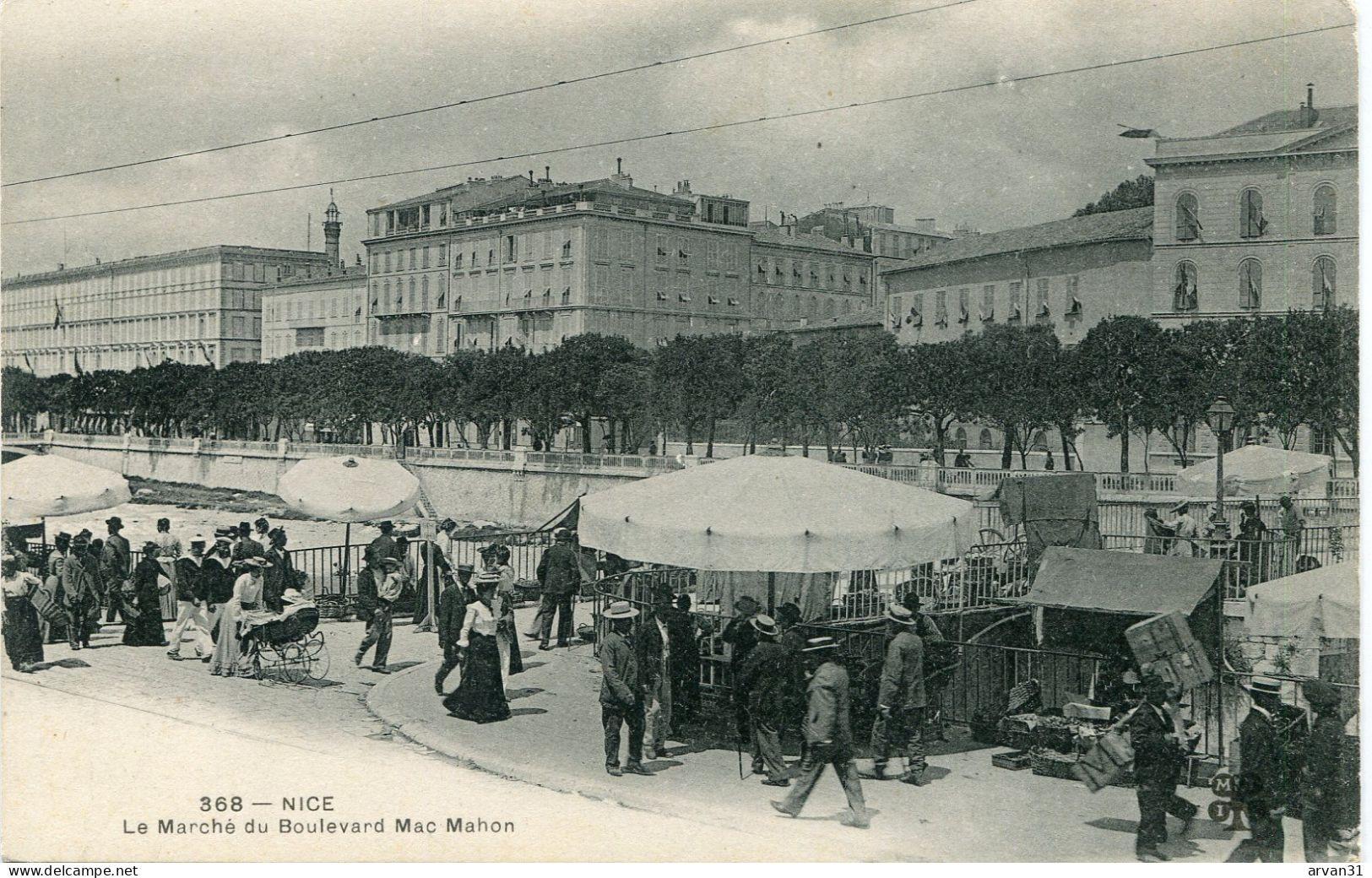 N  I  C  E  -   LE MARCHE Du BOULEVARD MAC MAHON - - Marchés, Fêtes