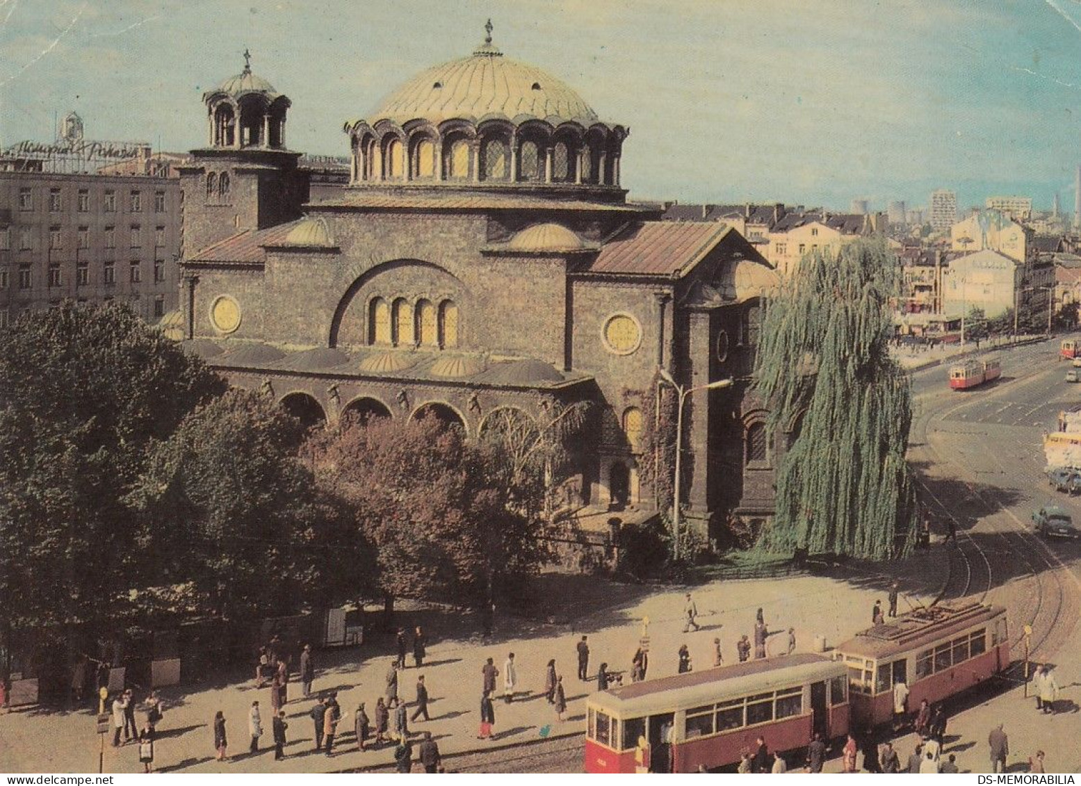 Sofia - Church Of St Nedelia , Tram 1975 - Bulgarije