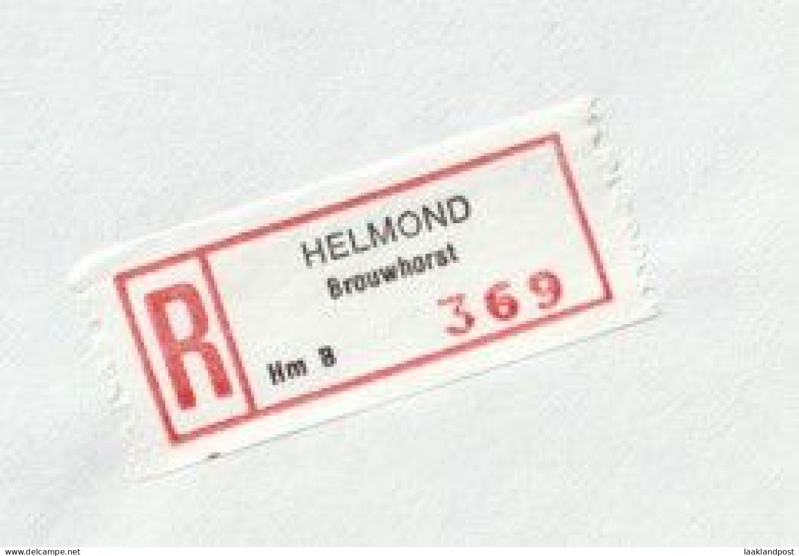 NL Aangetekend R Helmond Brouwhorst Kimmenade Helmond 5-7-1999 - Postal History