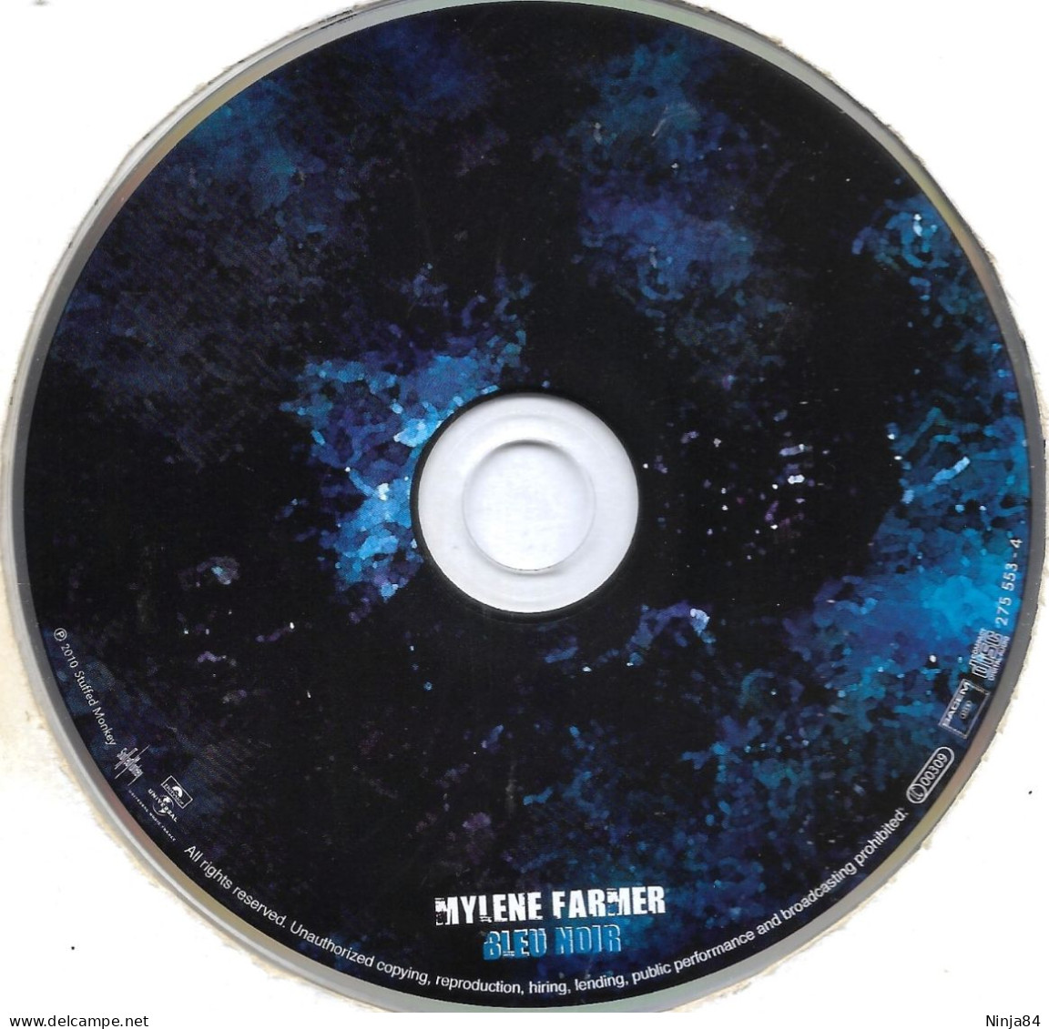 CD Mylène Farmer " Bleu Noir " - Autres - Musique Française