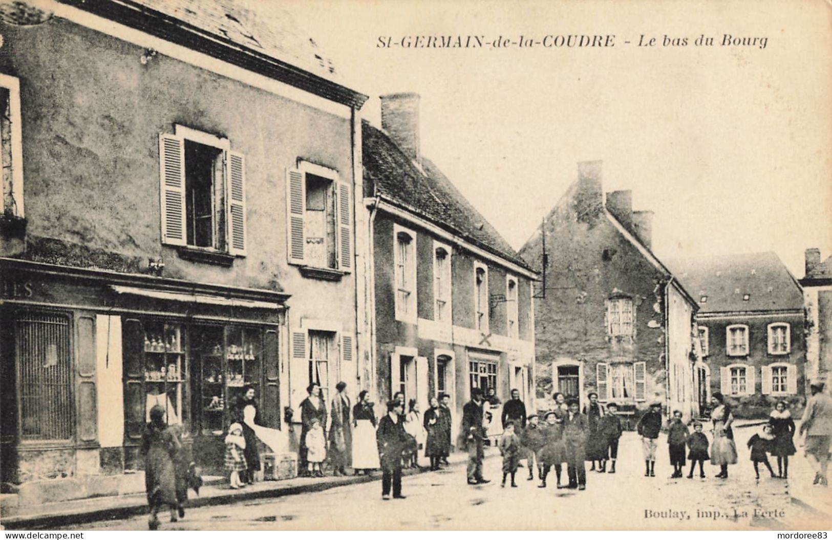 61 / CPA / ST GERMAIN DE LA COUDRE / LE BAS DU BOURG - Autres & Non Classés