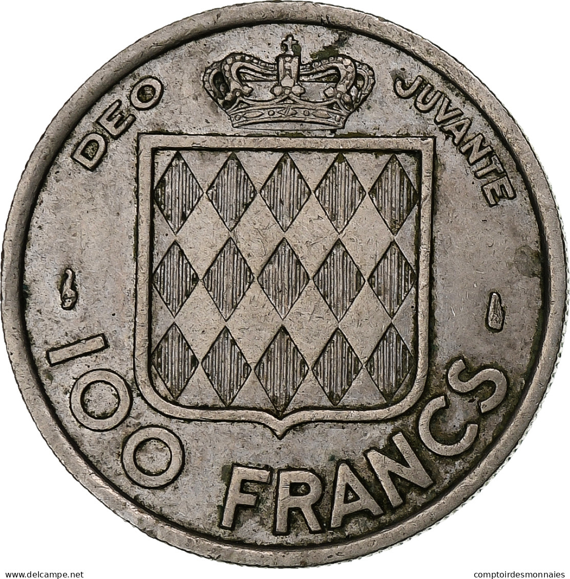 Monaco, Rainier III, 100 Francs, 1956, Paris, Cupro-nickel, TTB+, Gadoury:MC143 - 1922-1949 Louis II.