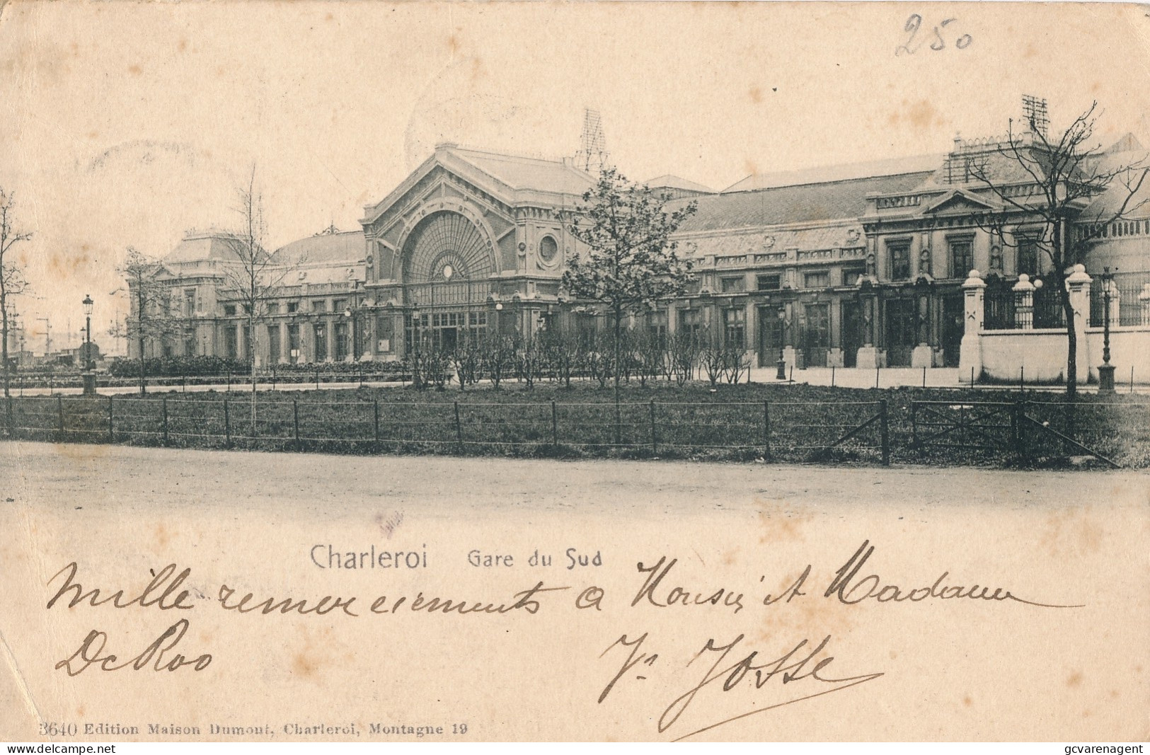 CHARLEROI    GARE DU SUD - Charleroi