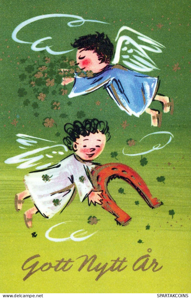 ANGEL Christmas Vintage Postcard CPSMPF #PKD674.GB - Angeli