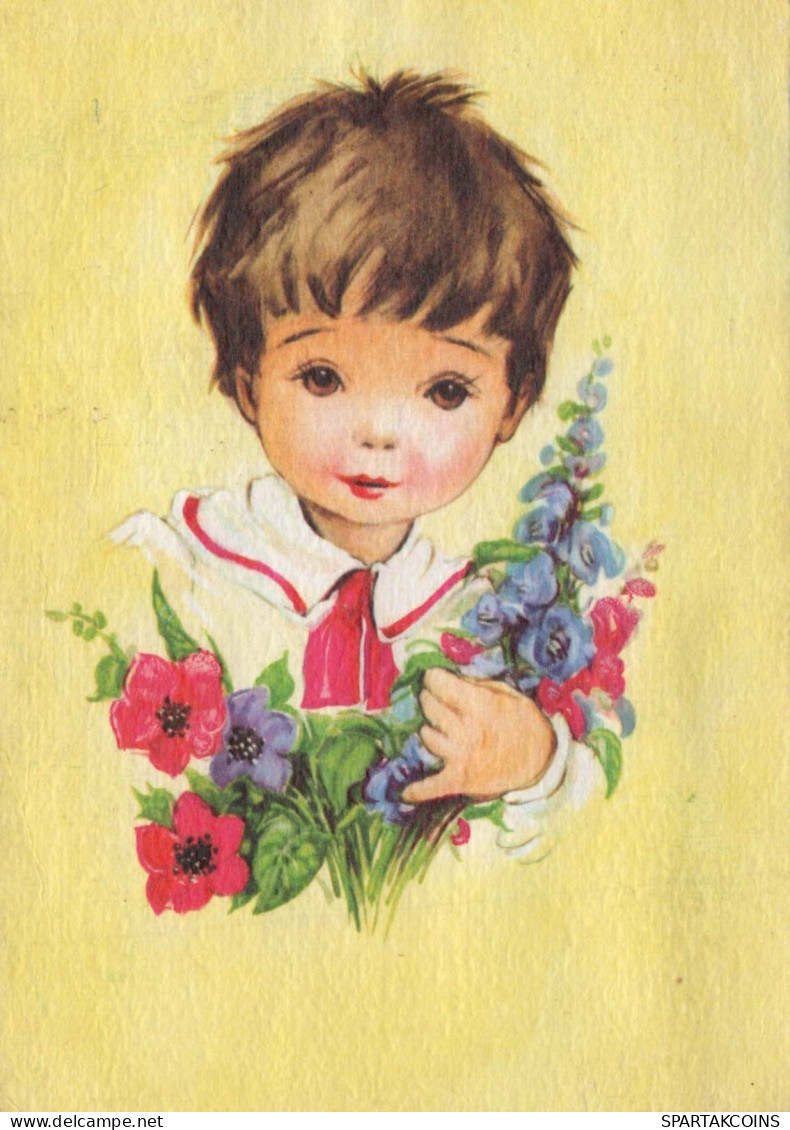 CHILDREN Portrait Vintage Postcard CPSM #PBV044.GB - Ritratti