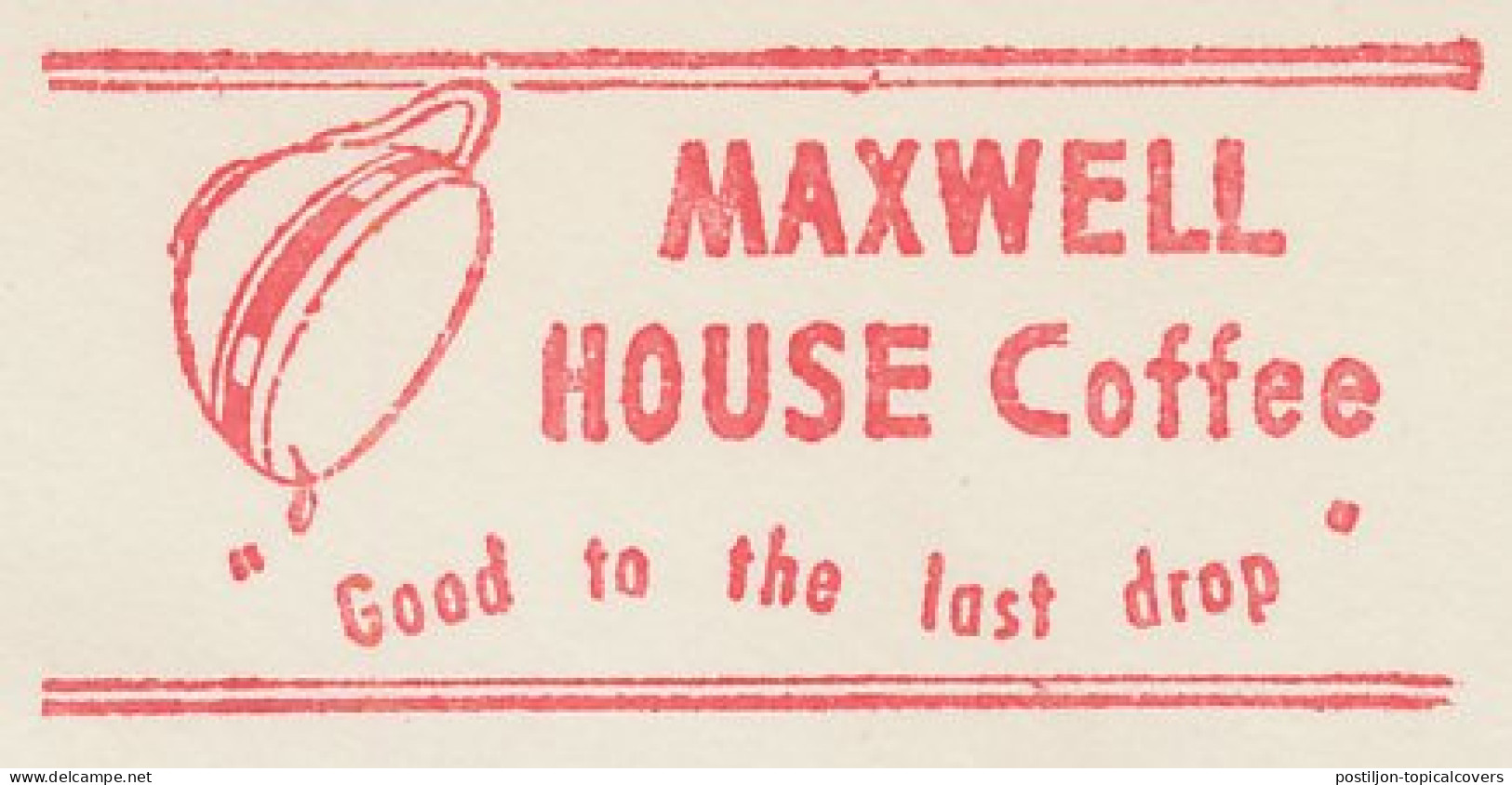 Meter Cut USA 1956 Coffee Cup - Maxwell - Autres & Non Classés