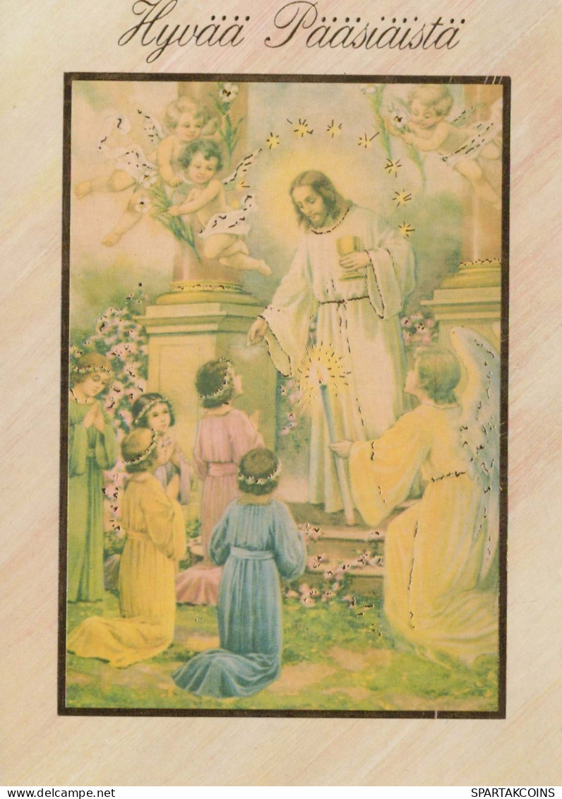 JESUS CHRIST Christianity Religion Vintage Postcard CPSM #PBP750.GB - Jésus