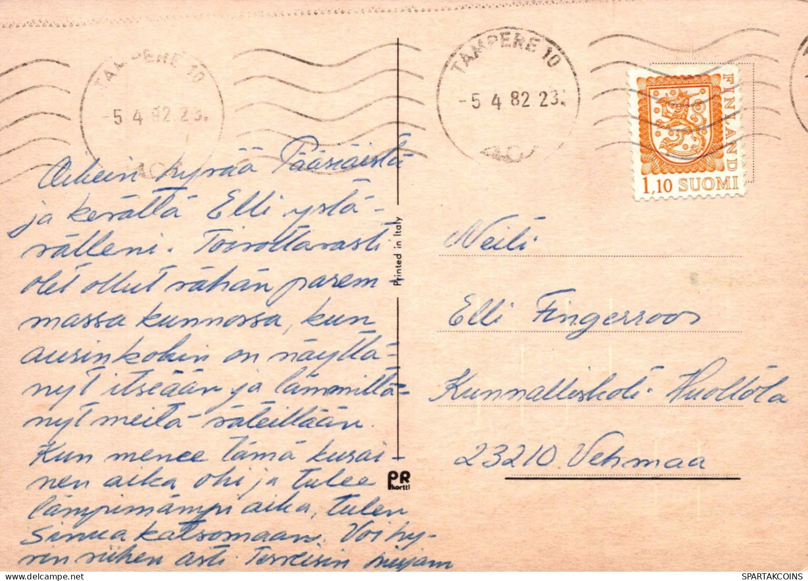 EASTER CHICKEN EGG Vintage Postcard CPSM #PBP120.GB - Pasqua