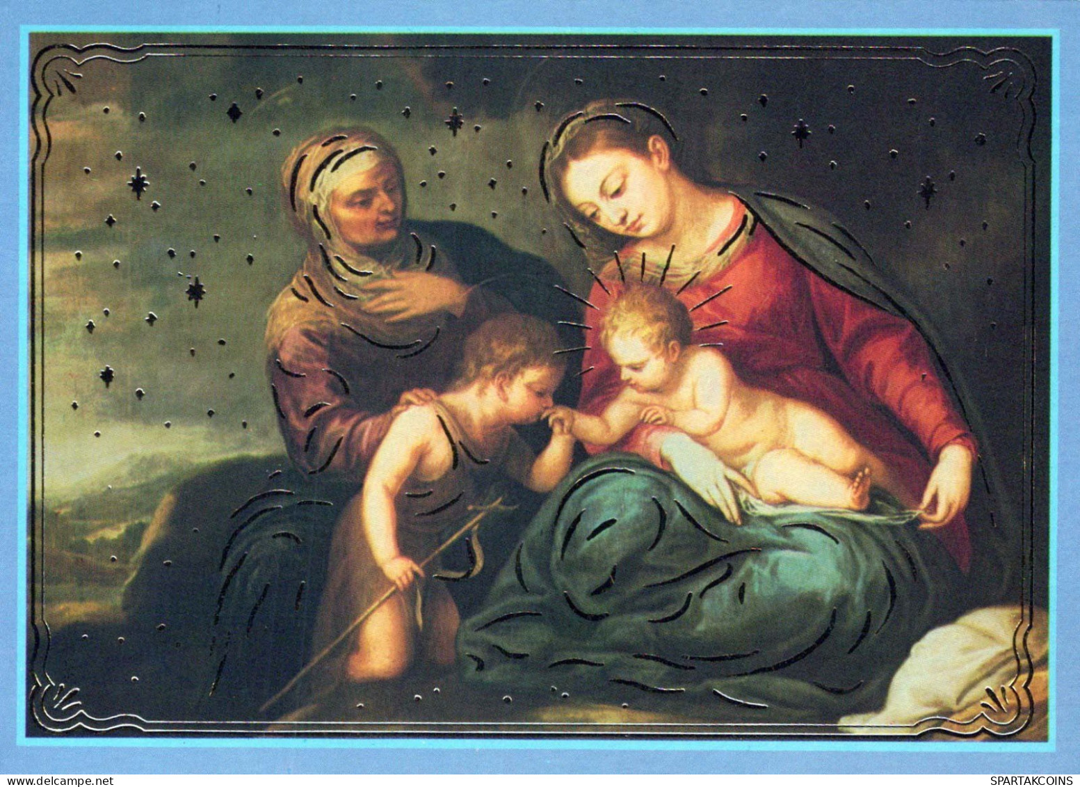 Virgen Mary Madonna Baby JESUS Christmas Religion #PBB651.GB - Vergine Maria E Madonne