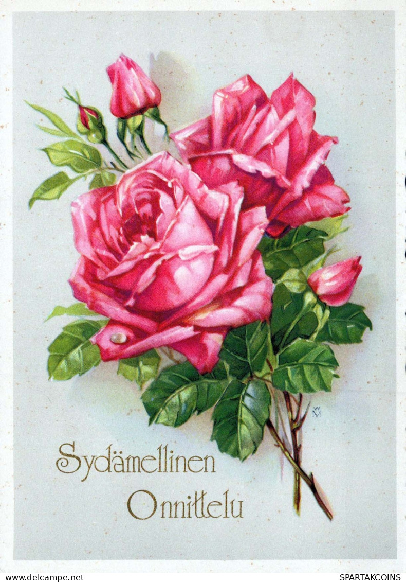 FLOWERS Vintage Postcard CPSM #PAR865.GB - Bloemen