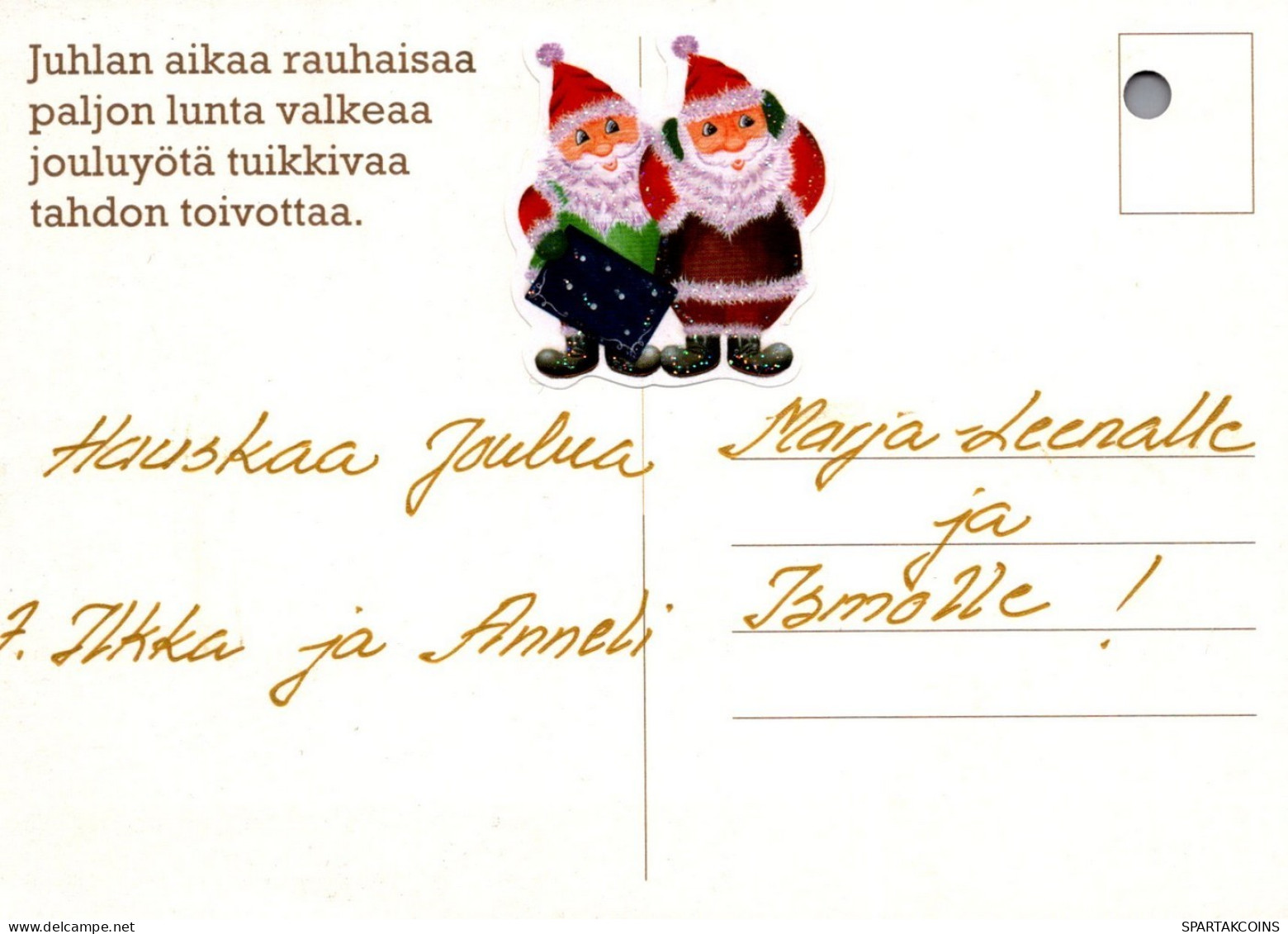 ANGEL CHRISTMAS Holidays Vintage Postcard CPSM #PAH706.GB - Anges