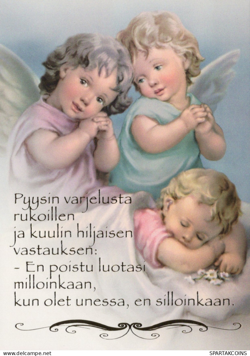 ANGEL CHRISTMAS Holidays Vintage Postcard CPSM #PAJ086.GB - Anges