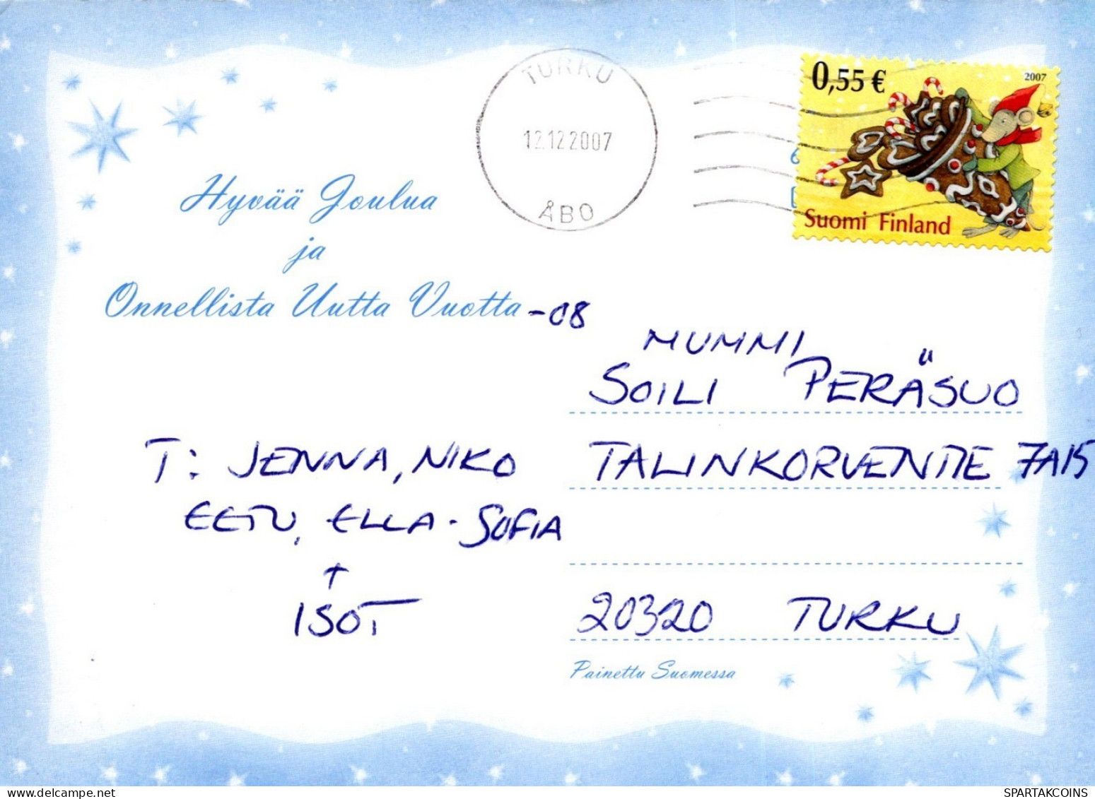 ANGEL CHRISTMAS Holidays Vintage Postcard CPSM #PAH267.GB - Anges