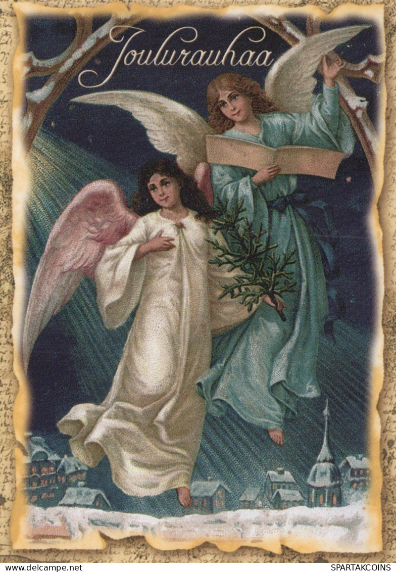 ANGEL CHRISTMAS Holidays Vintage Postcard CPSM #PAH646.GB - Anges
