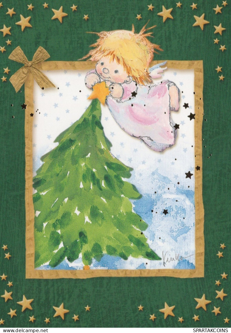 ANGEL CHRISTMAS Holidays Vintage Postcard CPSM #PAH526.GB - Anges
