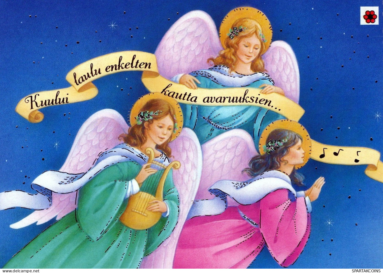 ANGEL CHRISTMAS Holidays Vintage Postcard CPSM #PAH586.GB - Anges