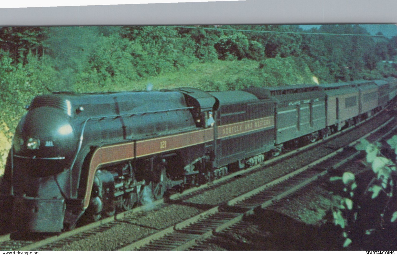 TRAIN RAILWAY Transport Vintage Postcard CPSMF #PAA626.GB - Trains