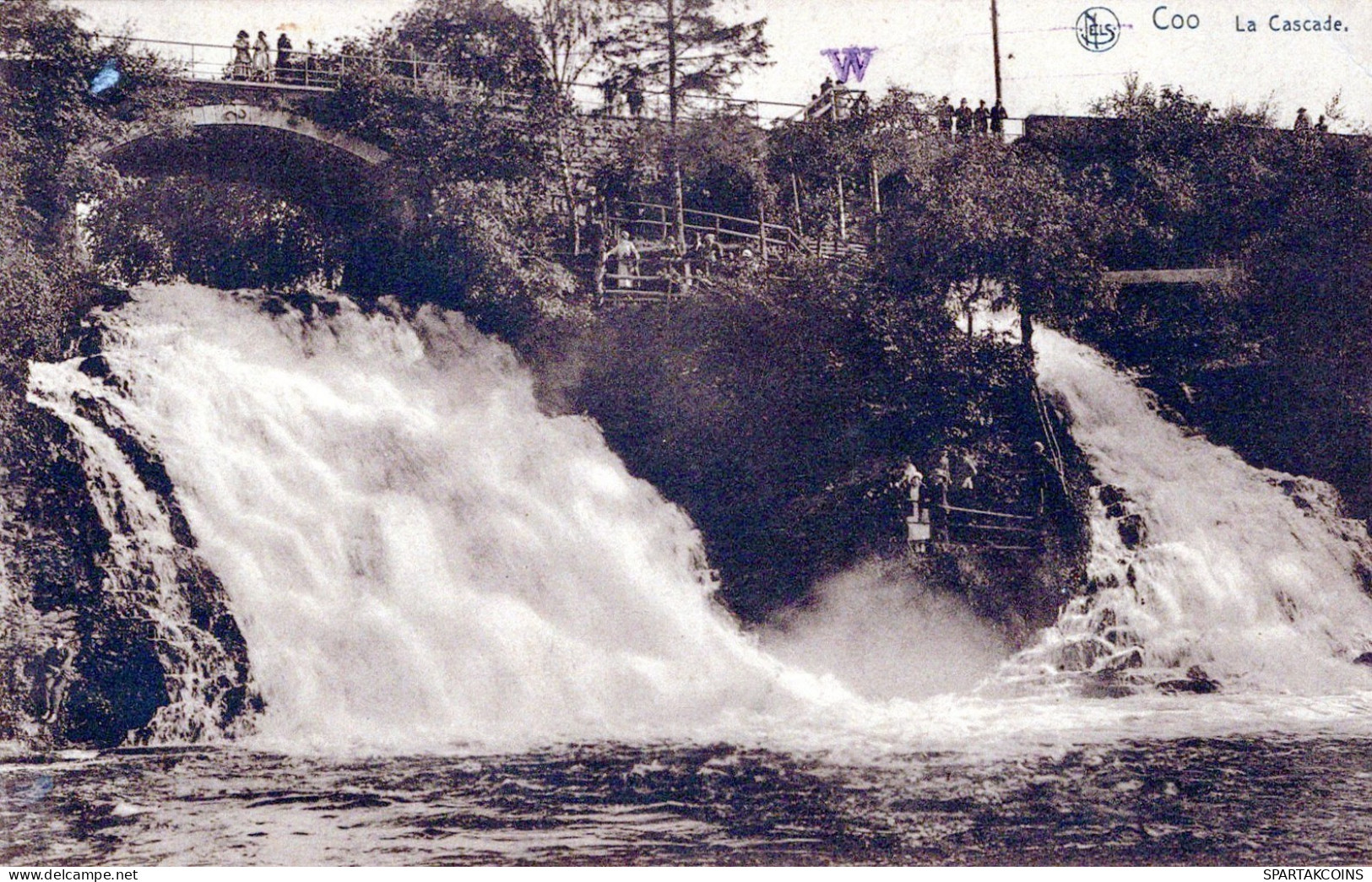 BÉLGICA CASCADA DE COO Provincia De Lieja Postal CPA #PAD160.ES - Stavelot