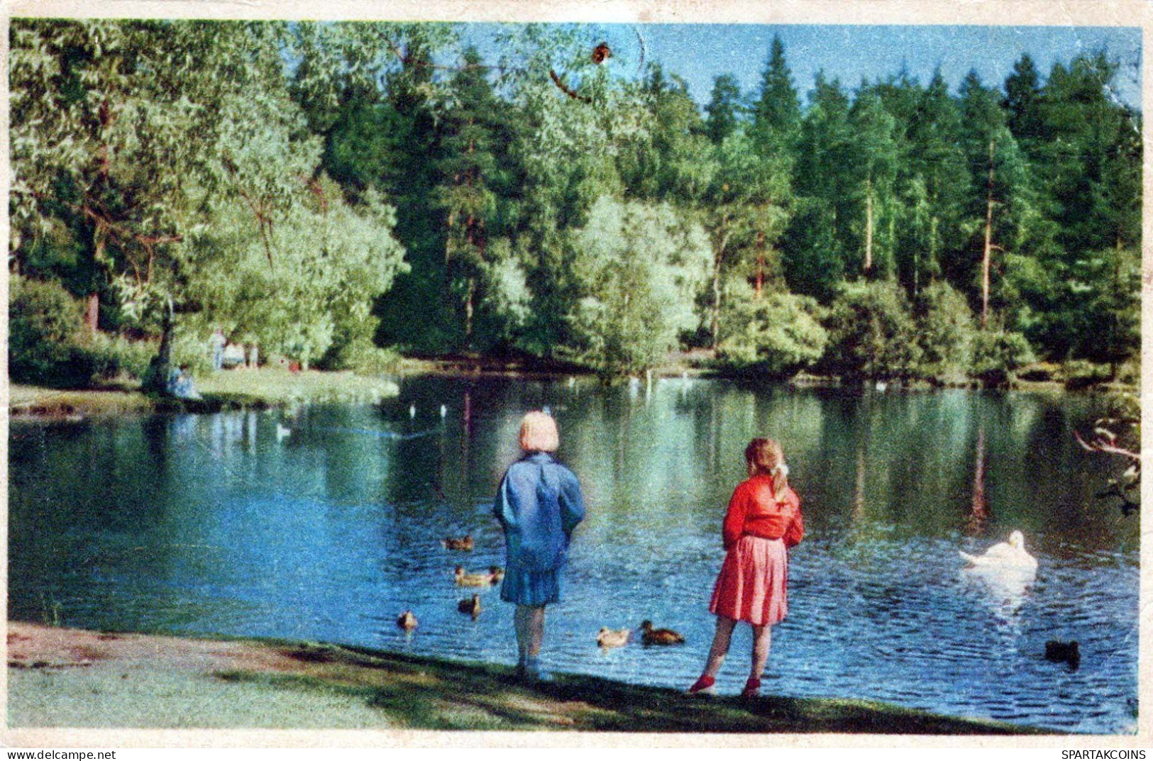 NIÑOS NIÑOS Escena S Paisajes Vintage Tarjeta Postal CPSMPF #PKG555.ES - Scènes & Paysages