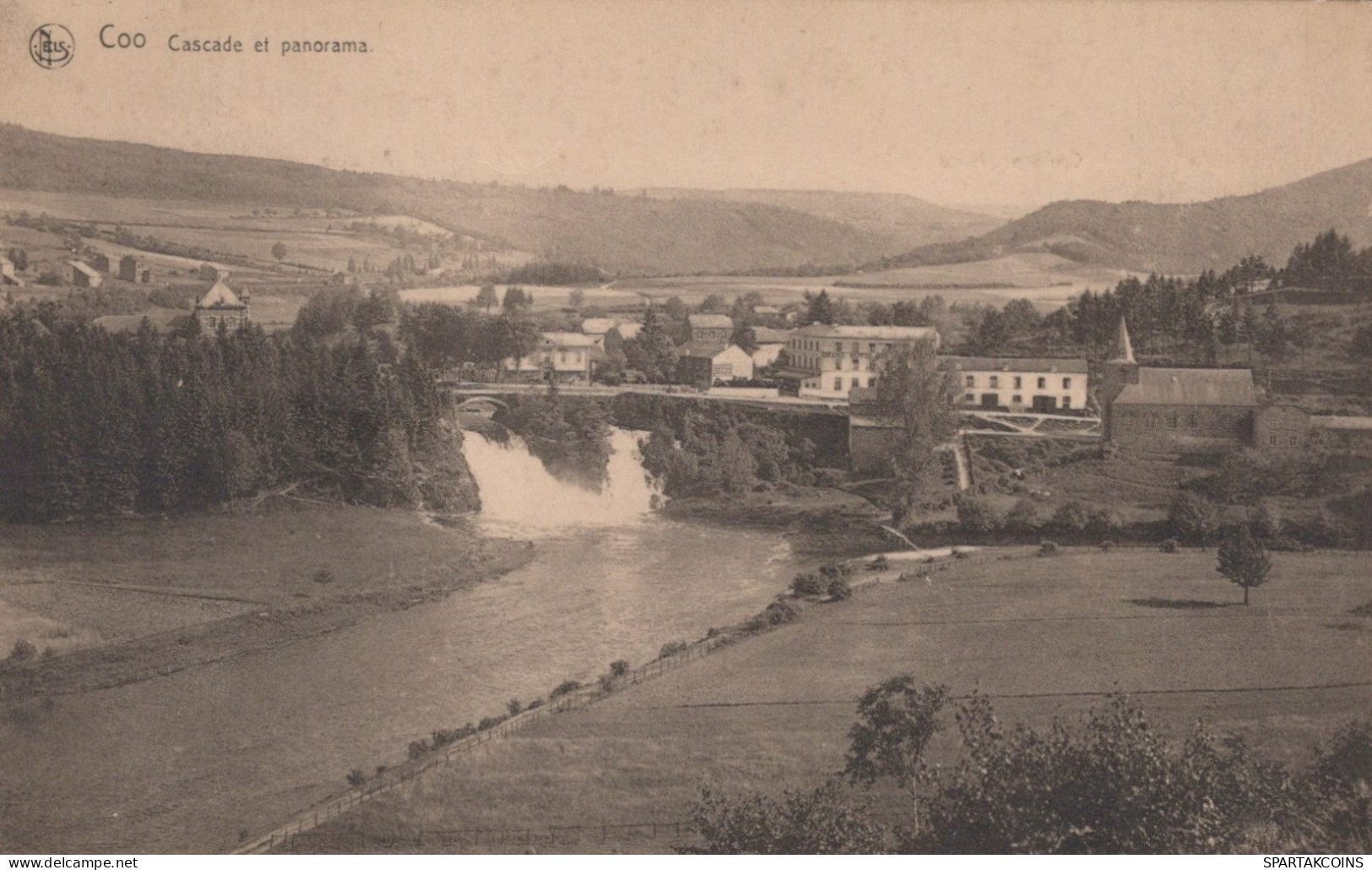 BÉLGICA CASCADA DE COO Provincia De Lieja Postal CPA Unposted #PAD027.ES - Stavelot