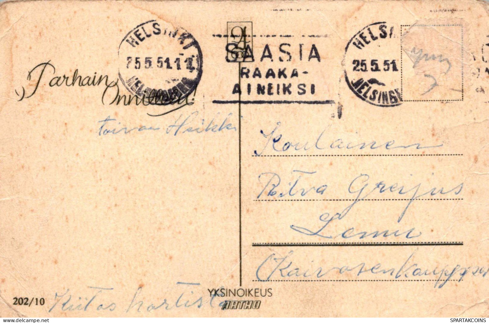 FLORES Vintage Tarjeta Postal CPA #PKE690.ES - Blumen