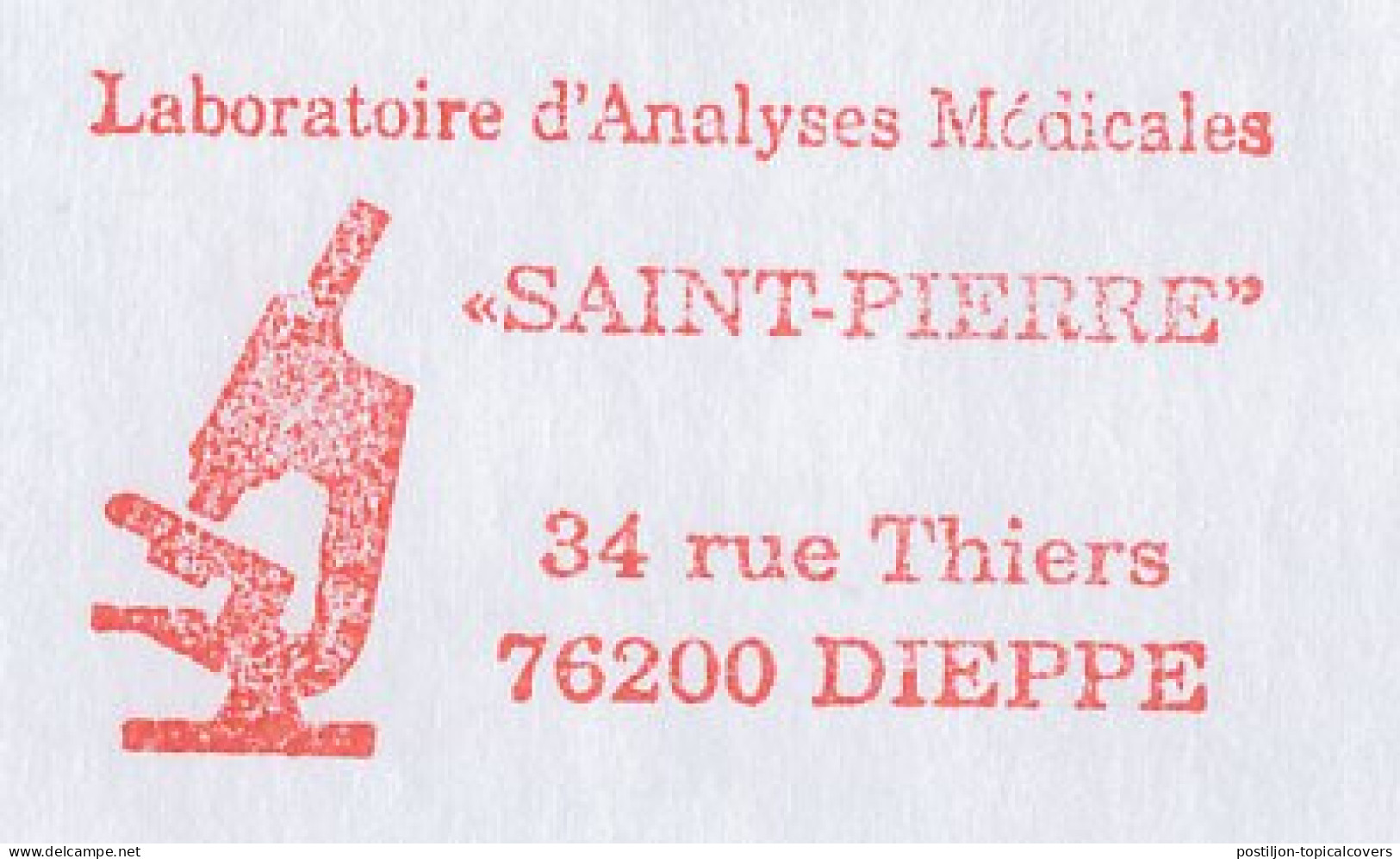 Meter Cover France 2003 Microscope - Medicales - Altri & Non Classificati