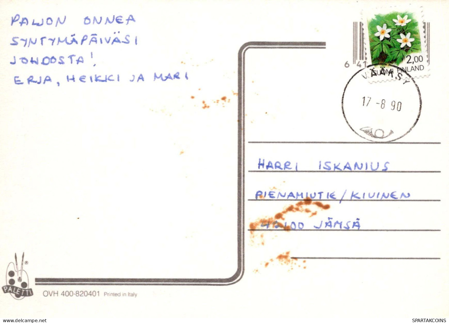 NIÑOS HUMOR Vintage Tarjeta Postal CPSM #PBV292.ES - Humorous Cards