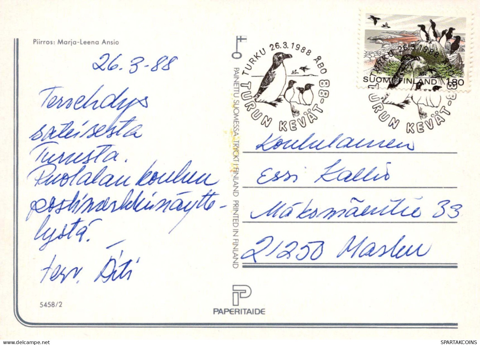 NIÑOS HUMOR Vintage Tarjeta Postal CPSM #PBV353.ES - Humorous Cards