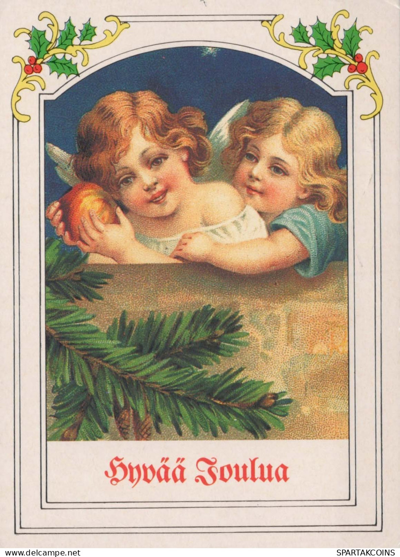 ÁNGEL Navidad Vintage Tarjeta Postal CPSM #PBP367.ES - Anges