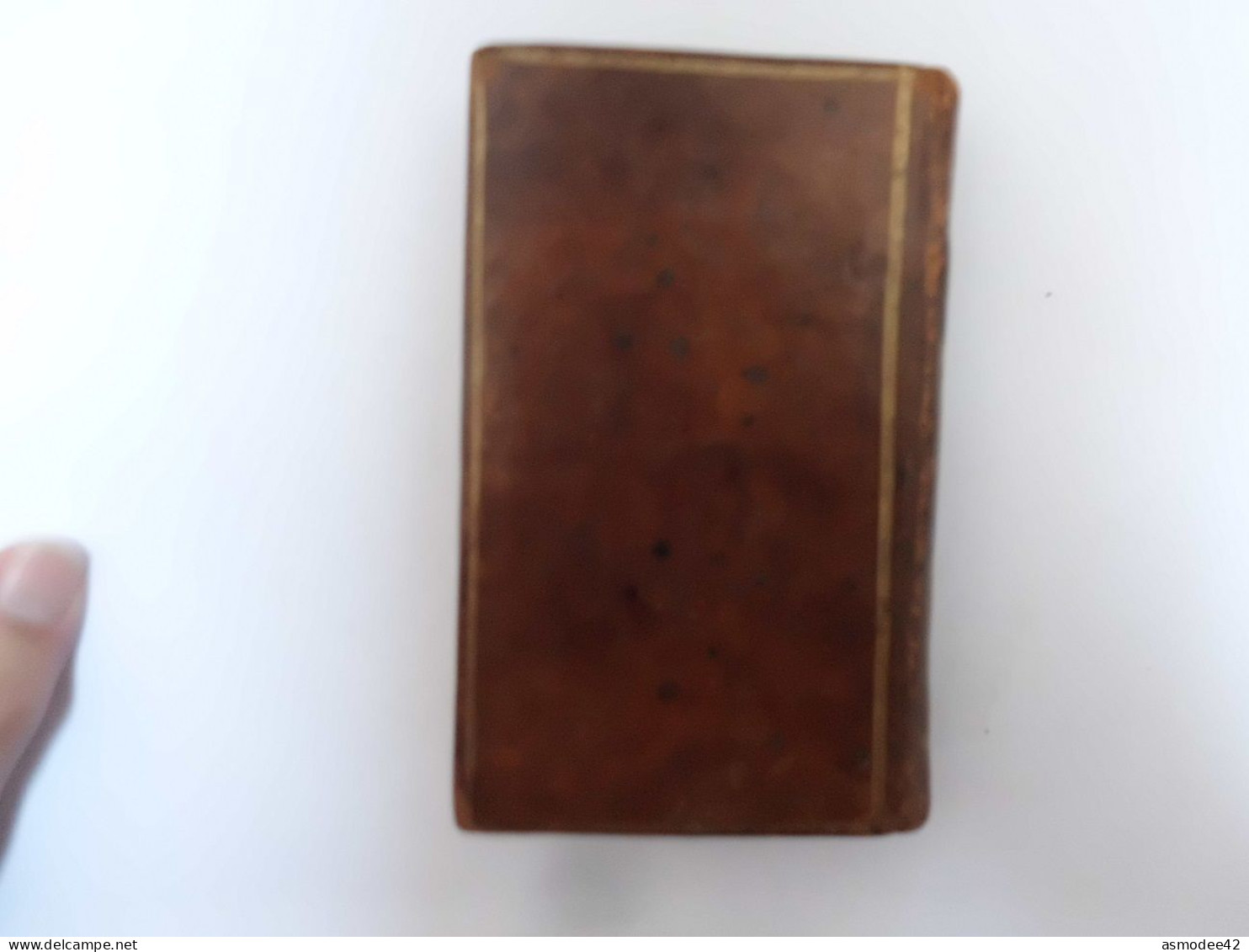 CONSIDERATIONS SUR LES MOEURS PAR DUCLOS 1784  LIVRE ANCIEN XVIIIème  DIM 12 X 7,5cm - 1701-1800