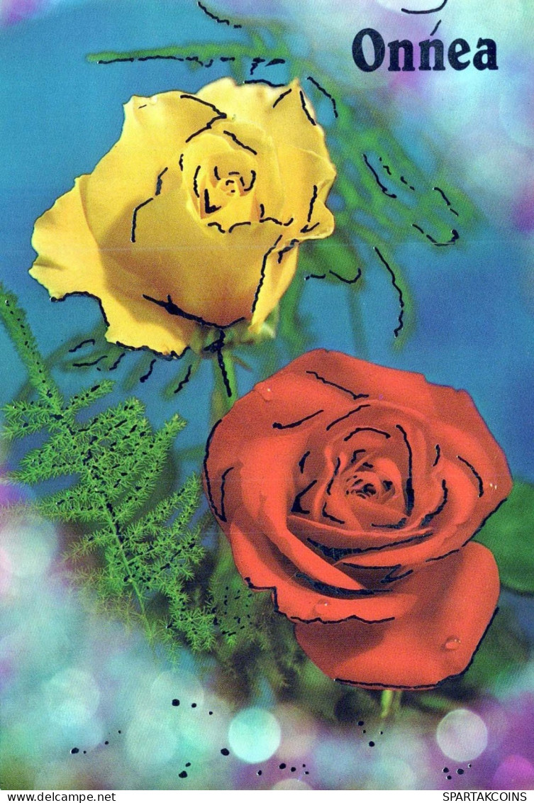 FLORES Vintage Tarjeta Postal CPSM #PAS167.ES - Flowers