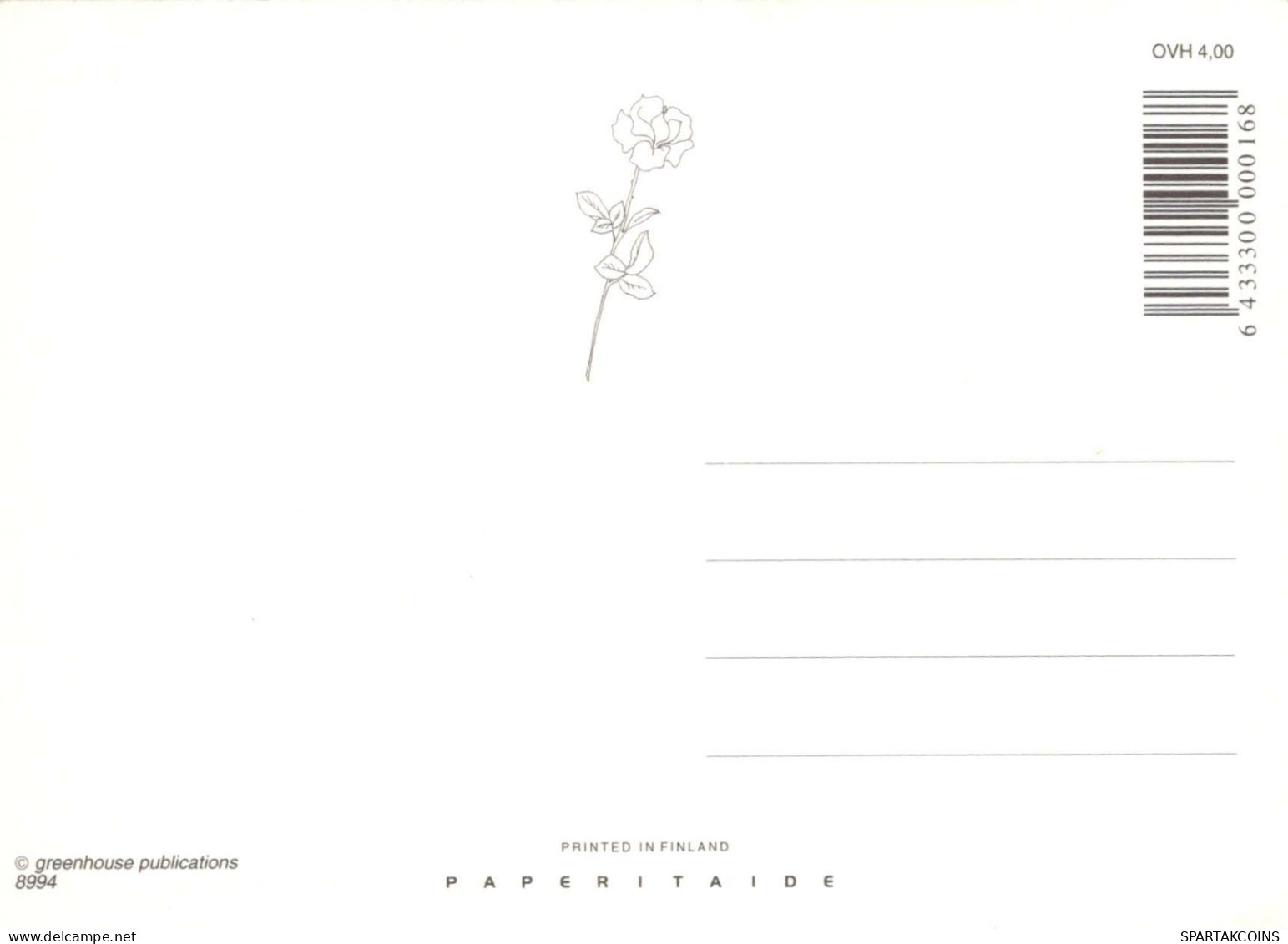 FLORES Vintage Tarjeta Postal CPSM #PAR746.ES - Flowers