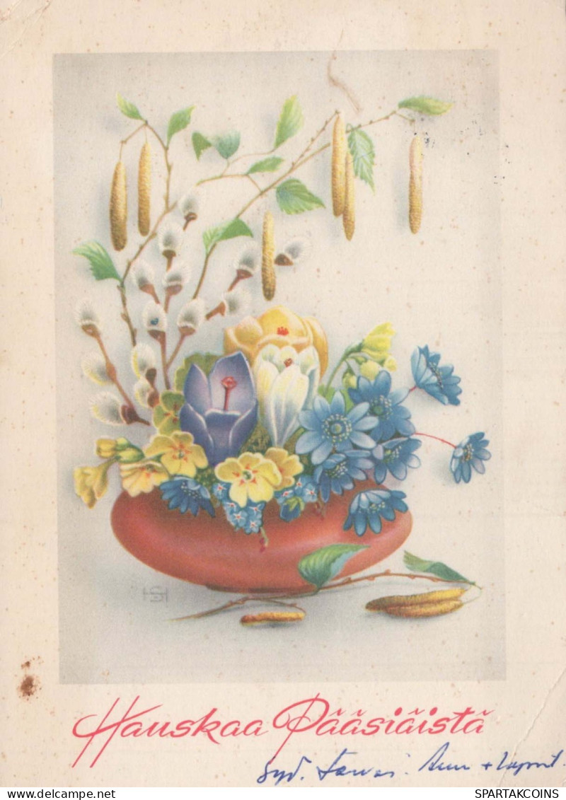 FLORES Vintage Tarjeta Postal CPSM #PAR084.ES - Flowers