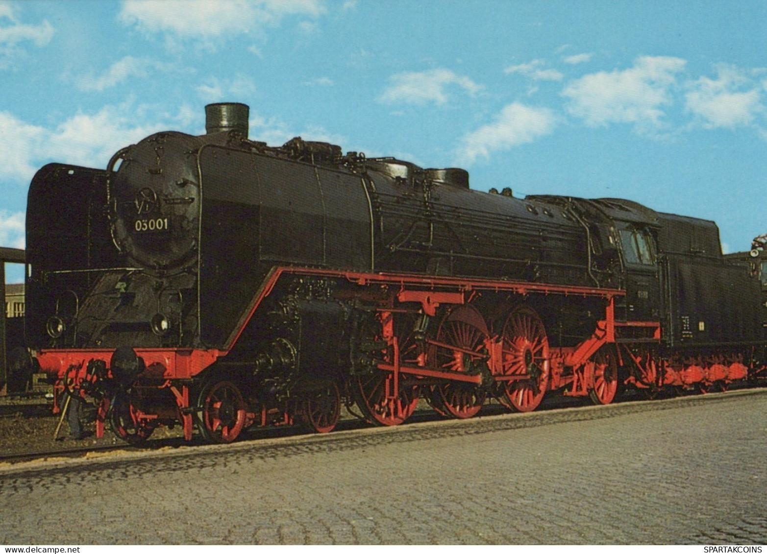 TREN TRANSPORTE Ferroviario Vintage Tarjeta Postal CPSM #PAA957.ES - Trains