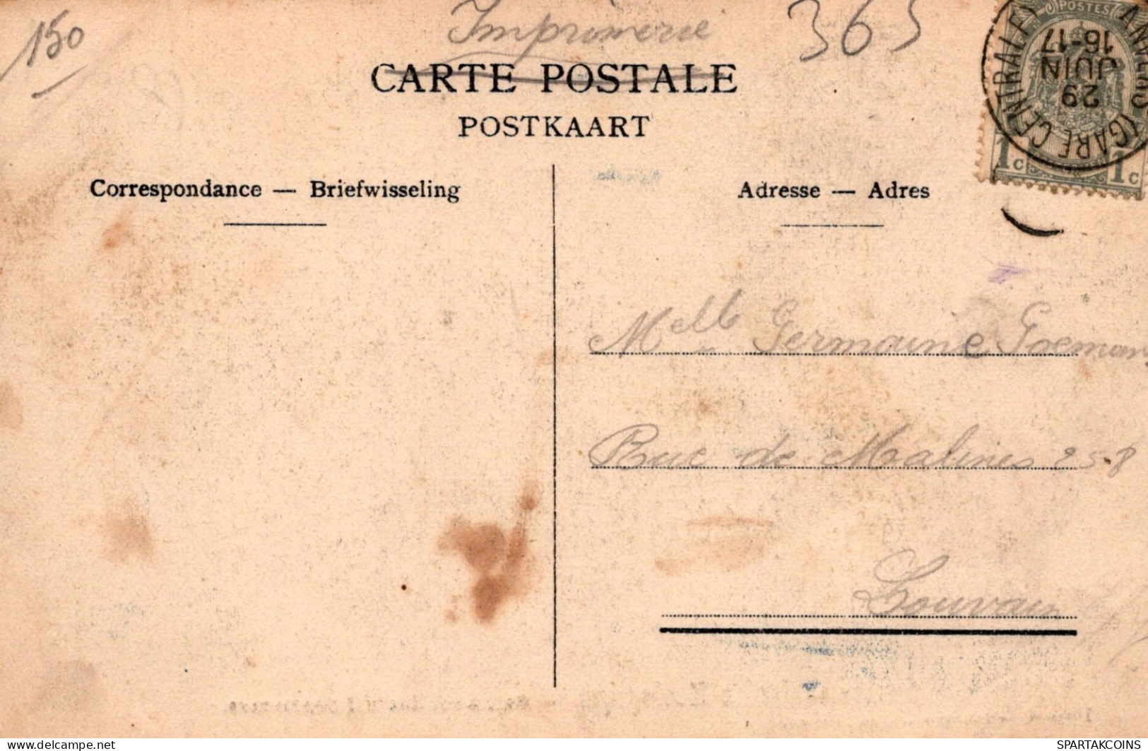 BELGIQUE ANVERS Carte Postale CPA #PAD289.FR - Antwerpen