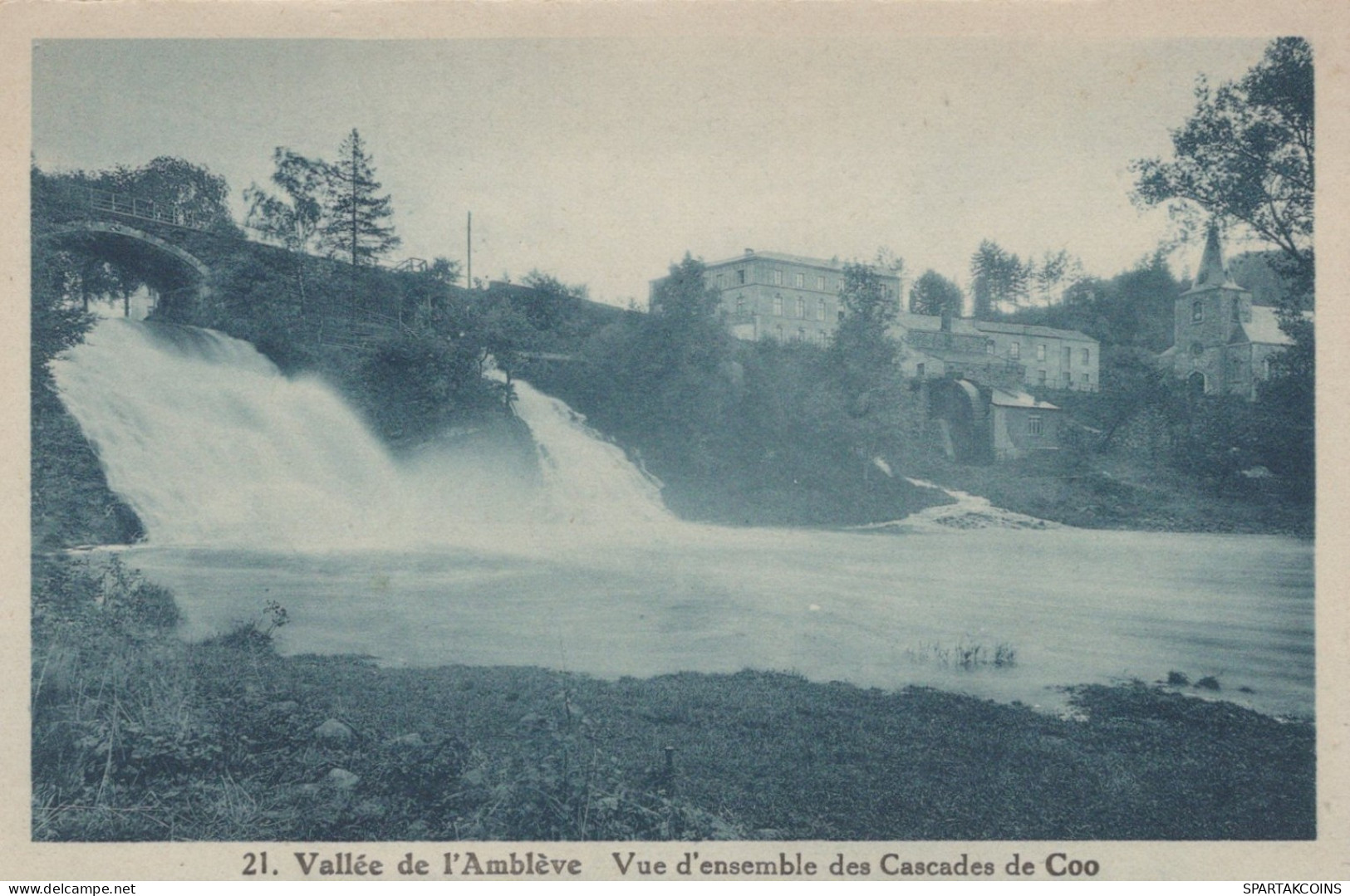 BELGIQUE CASCADE DE COO Province De Liège Carte Postale CPA Unposted #PAD029.FR - Stavelot