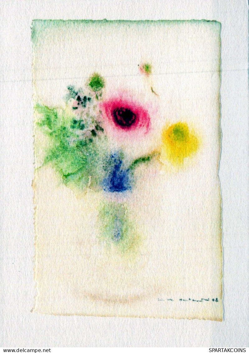 FLEURS Vintage Carte Postale CPSM #PBZ515.FR - Flowers