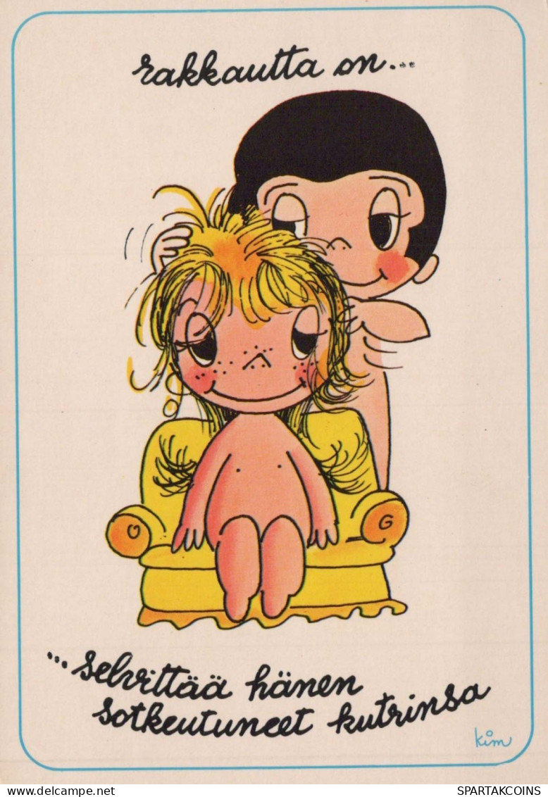 ENFANTS HUMOUR Vintage Carte Postale CPSM #PBV415.FR - Humorous Cards